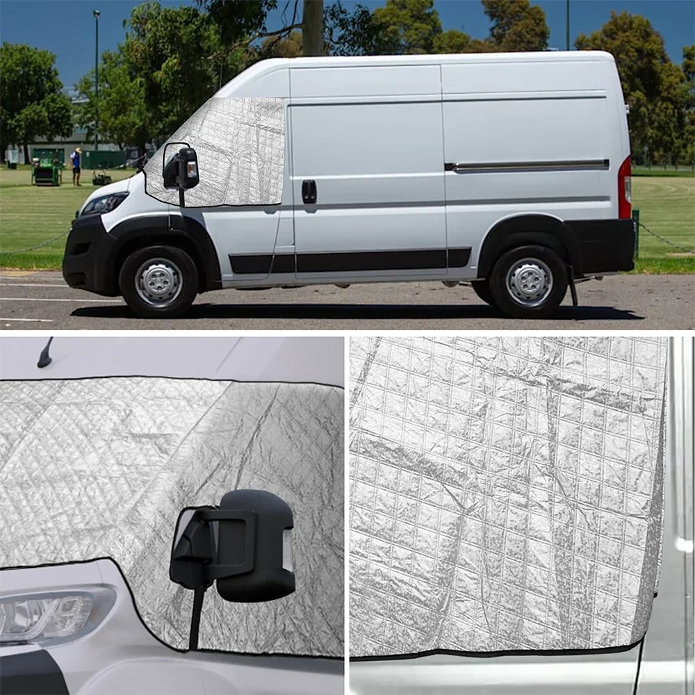 Fiat Ducato Peugeot Boxer Citroen Relay Camper Thermal Windscreen Blackout Blinds Motorhome Accessories