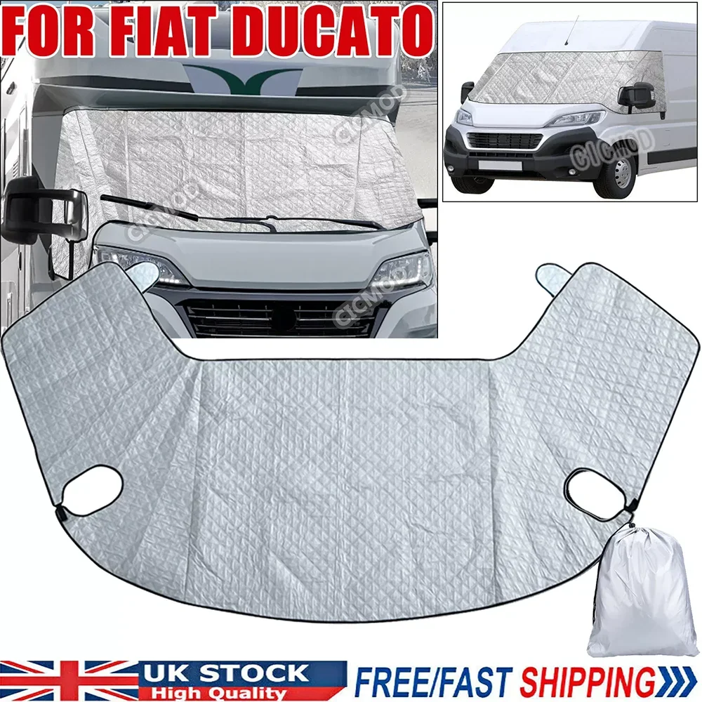 Camper Thermal Windscreen Screen Cover Wrap Black Out Blinds for Fiat Ducato/Peugeot Boxer/Citroen Relay Motorhome Accessories