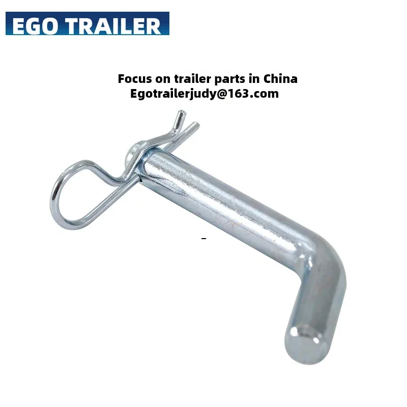 5/8" Inch Trailer Hitch Pin and Clips for Receiver Towing, Steel Zinc Plated Trailer Parts Accessories