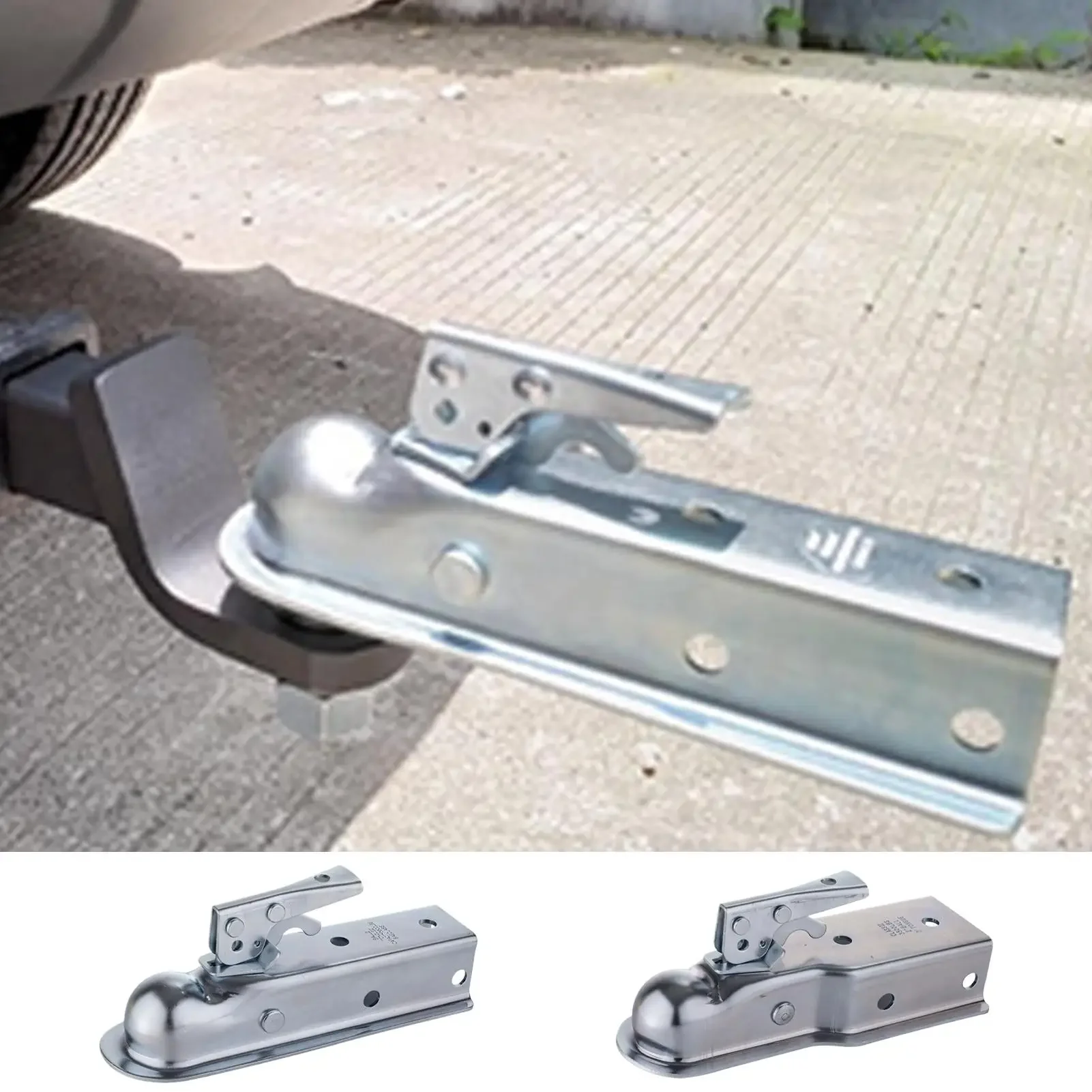 Universal Trailer Coupling Hitch Pressed Steel for Unbraked Trailers - Model [Model Number] - 50mm Ball Size Tow Hitch - [Specification]