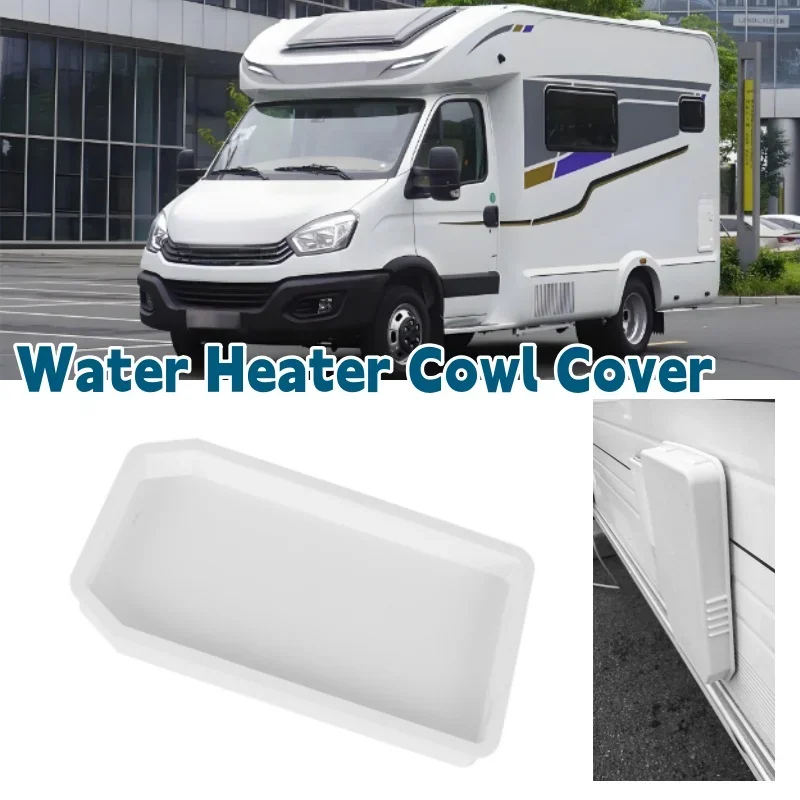 Universal Caravan Water Heater Cowl Cover for Truma Ultrastore & Rapide, GE Outside Water Heater Flue Cover, RV Accessories