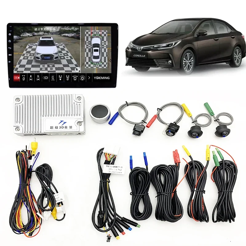 3D Bird View 360 Camera System for Toyota Corolla / Camry / Land Cruiser