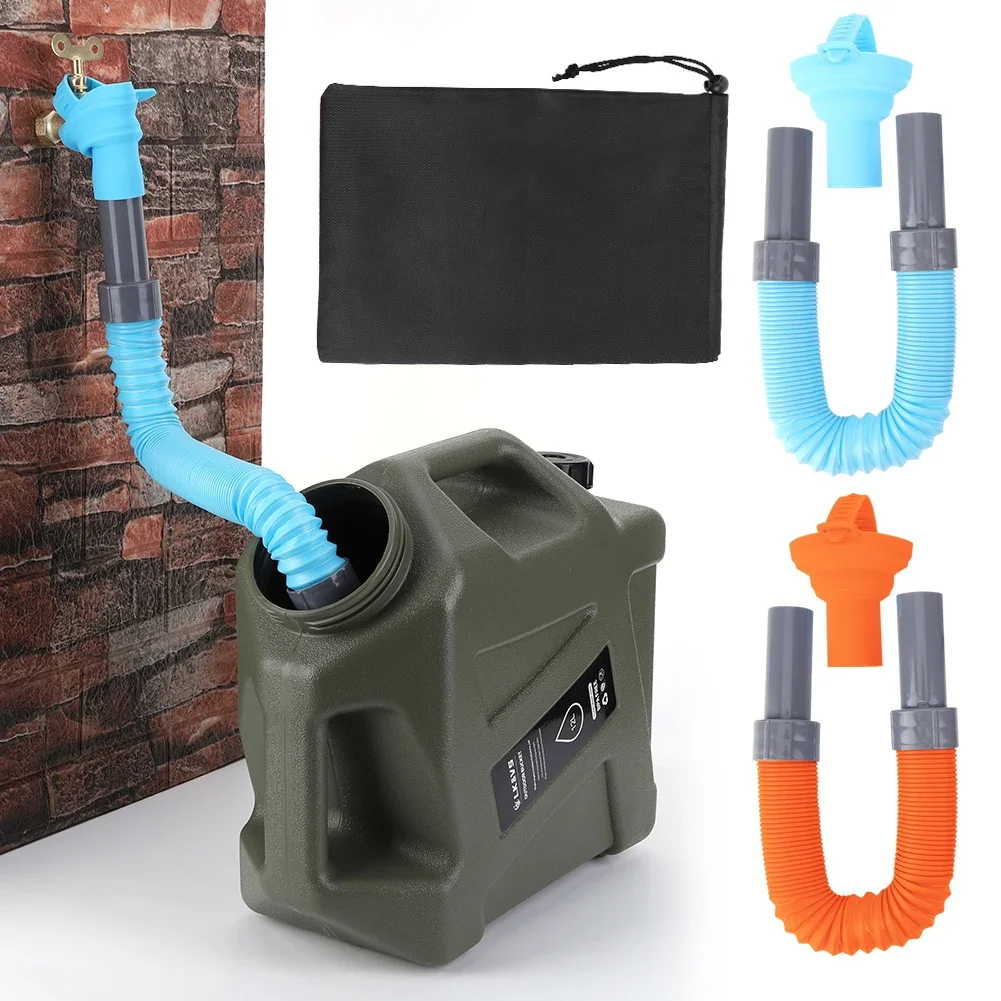 Expandable Camping Bucket Water Inlet Hose