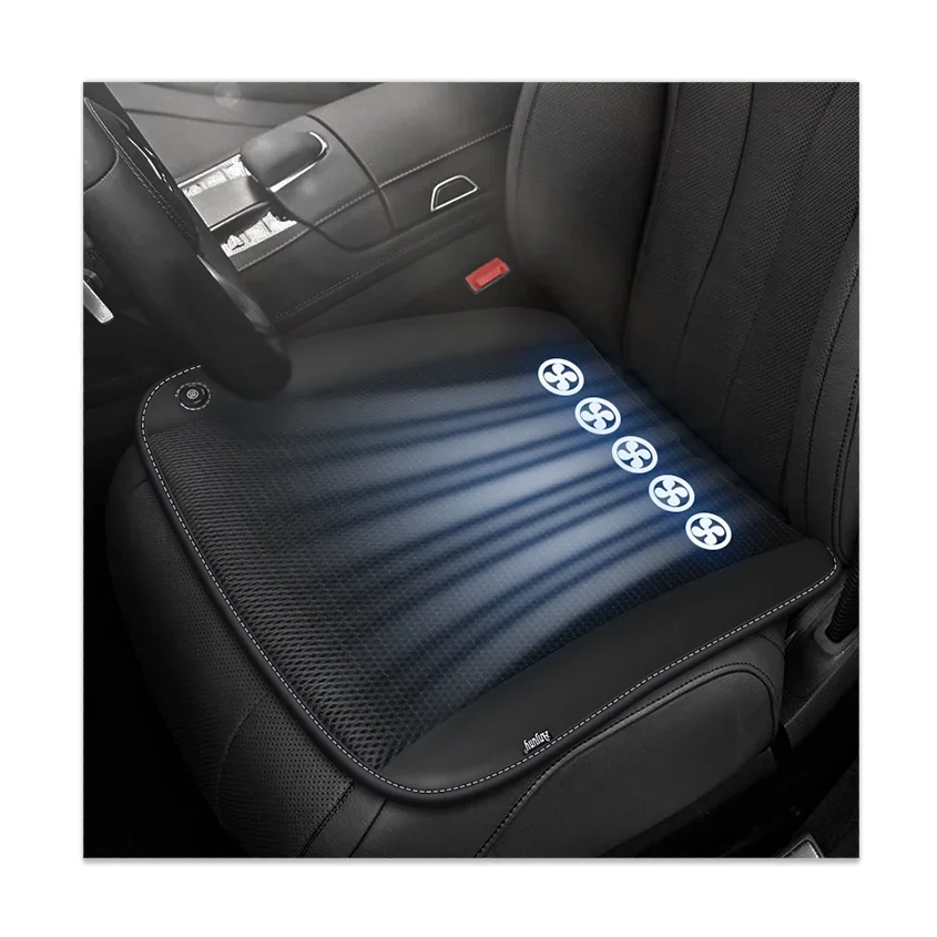 Anjuny OEM Car Ventilated Seat Cushion Cooling Car Seat Covers 12V Car Cooling Seat Pad Air Conditioning Chair Cooling System Auto Cooling Seats Cover