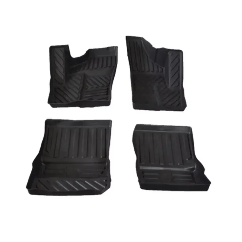 YongJin UTV Parts All Weather Rubber Floor Mats Front Row 4 Seat for Polaris RZR XP 4 1000 900 S 2014-2017 Turbo