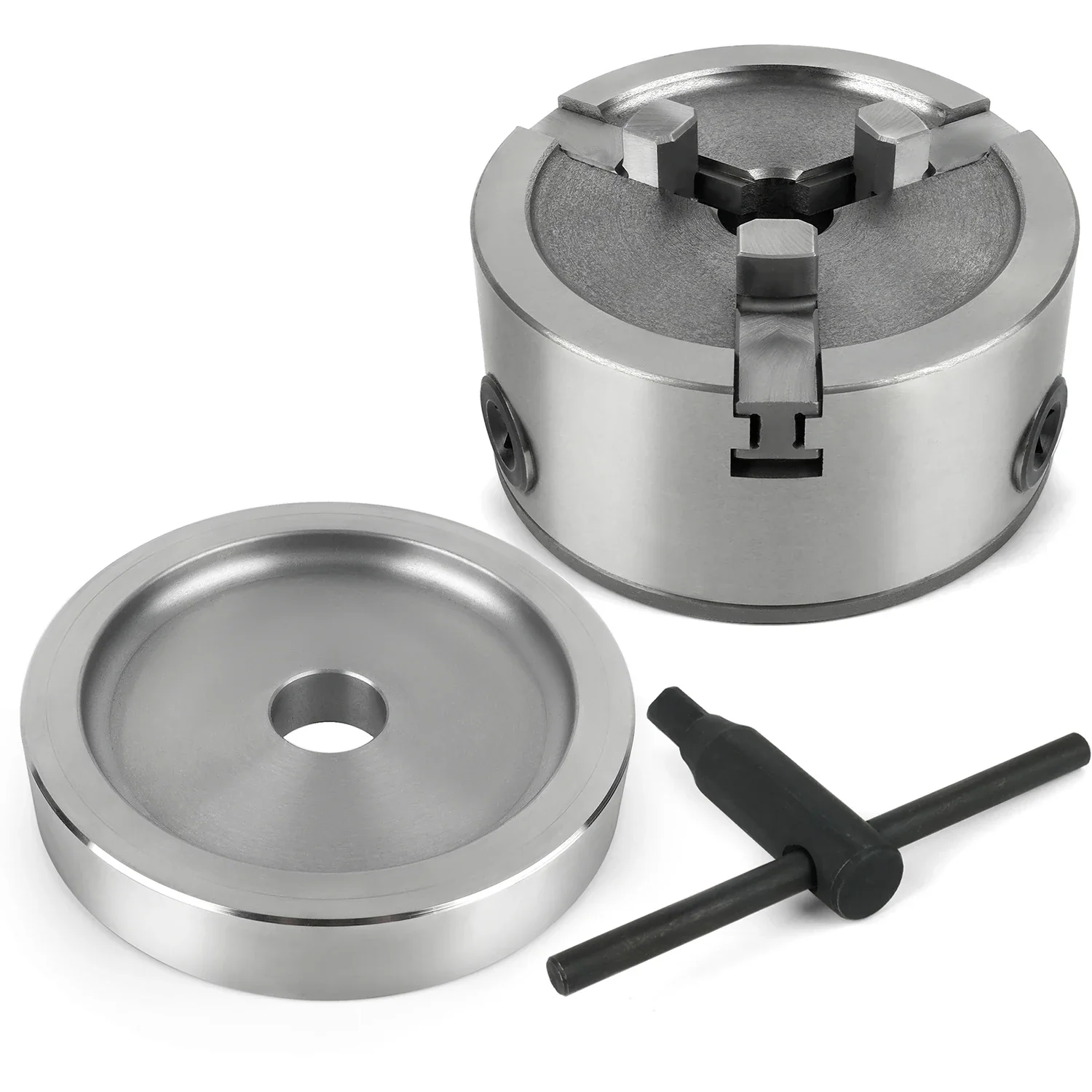 3 Piece Hubless Quick Chuck Adapter Set for 1" Arbor Brake Lathes 70040 Ammco