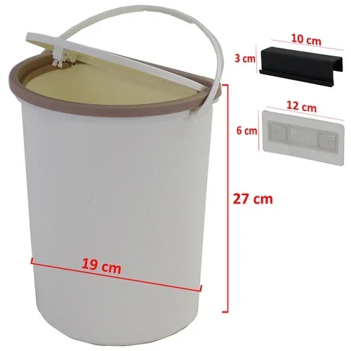 Caravan 10L Trash Can with Lid for RV, Camping, Boats, Motorhomes