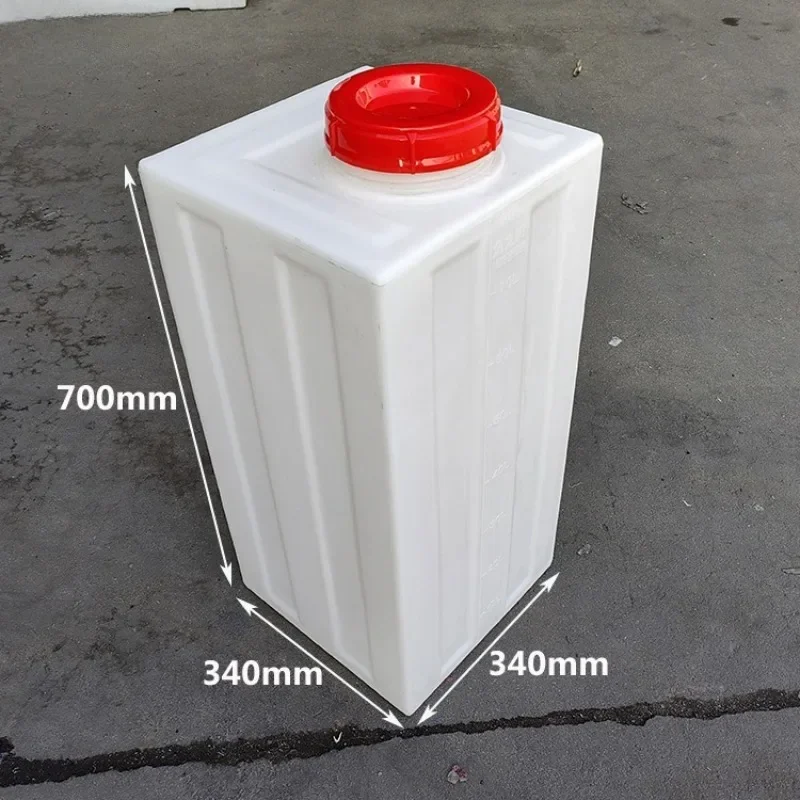 80L Square Water Storage Tank for RV, Yacht, Car - Outdoor Car Mount Plastic PE Water Bucket, Household Water Tank