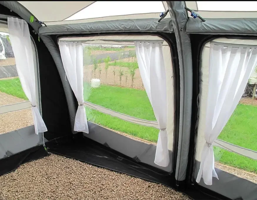 1 PAIR Tent Curtain Cloth Set for Kampa Dometic/Rule RV Side Tent, Car Curtains, RV Accessories