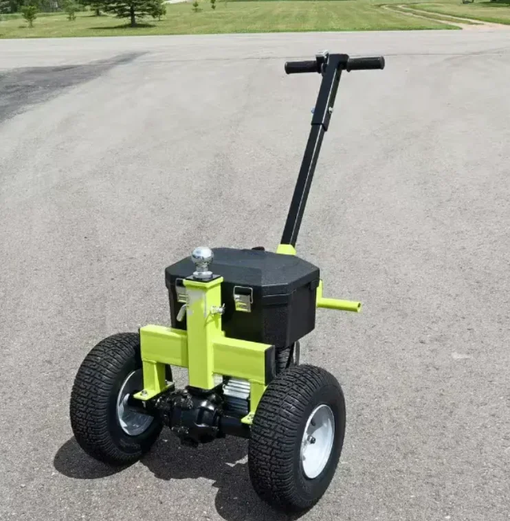 Electric Trailer Dolly 2800lb Capacity, 2" Ball Adjustment, 3-Wheel Design for Caravan Movers