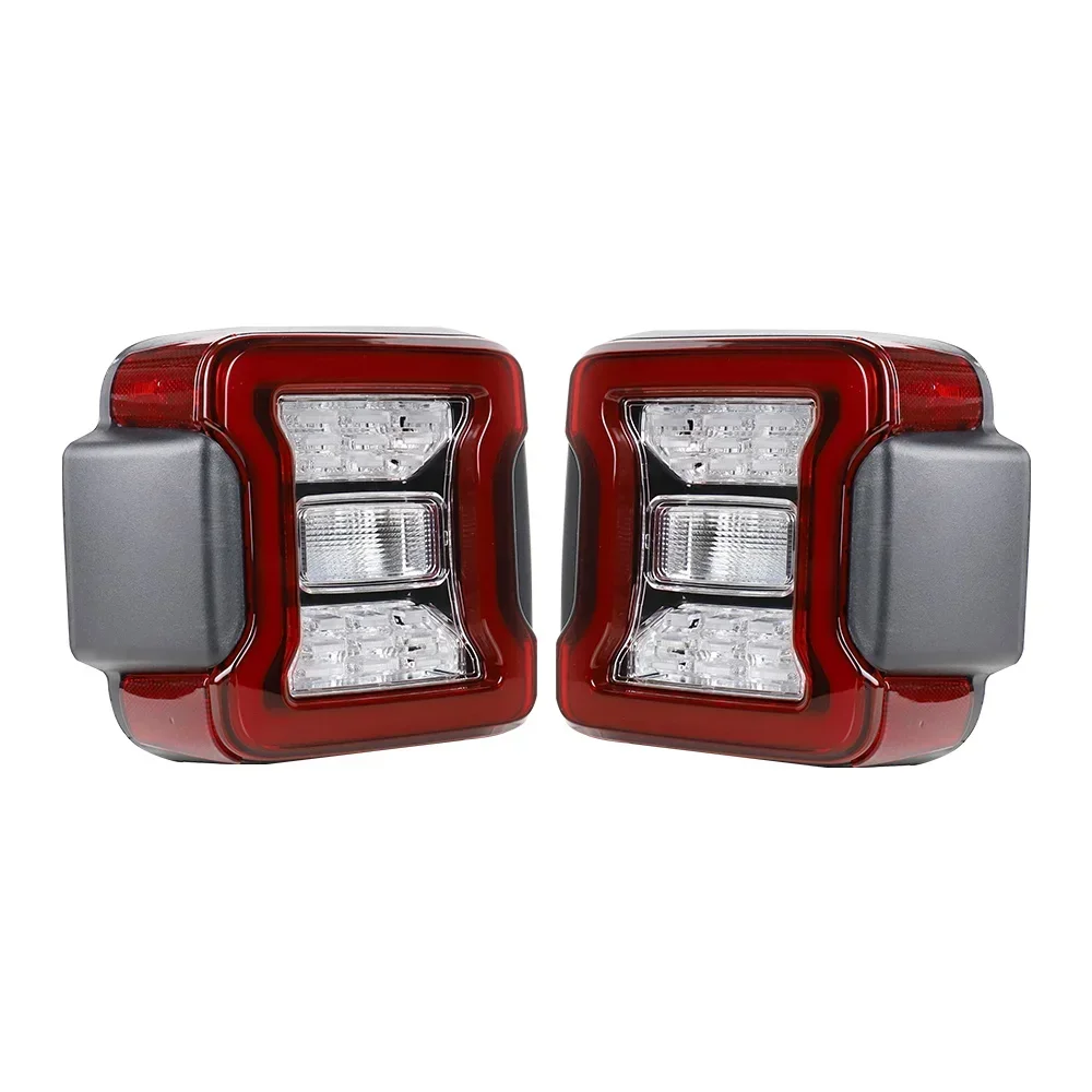 EU OEM LED Tail Light Assembly w/ Blind Spot Plug & Bracket for Jeep Wrangler JL (2018-2024)