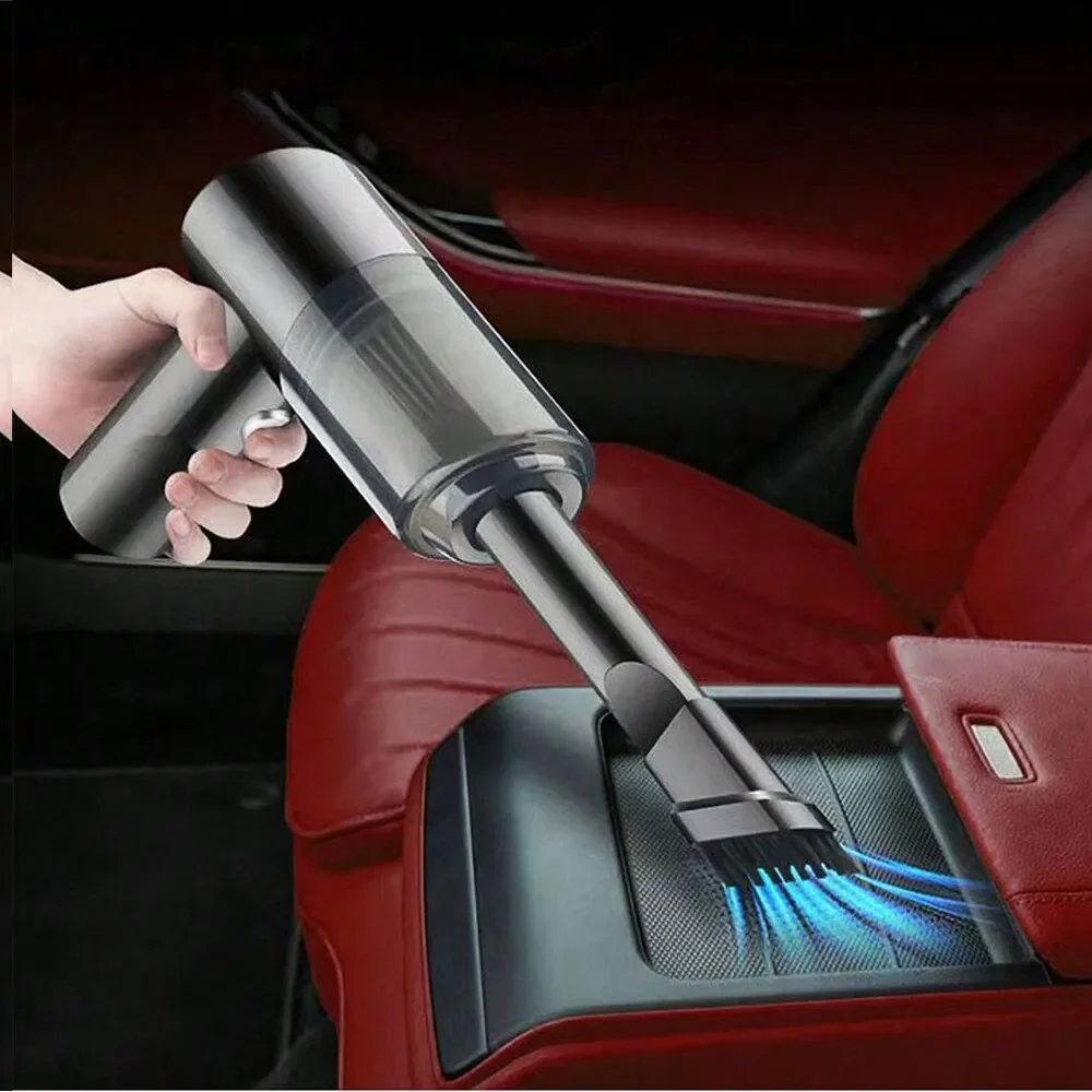 3-in-1 Integrated Suction and Blowing Vacuum Cleaner - USB Charging, Small, for Car & Home Use