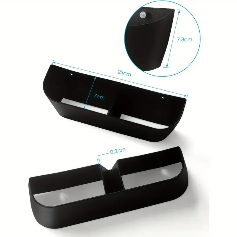 2PC Wall Mounted Shoe Storage Box Non-Drilling Self-Adhesive Shoe Rack Durable & Steady RV Accessory Easy to Install