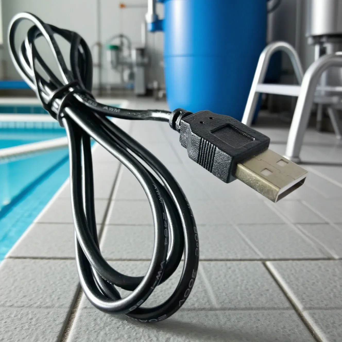 USB Charging Cable Replacement for Intex & Lay-Z-Spa Pool Vacuums - Accessory Power Cord for Vacuum Chargers