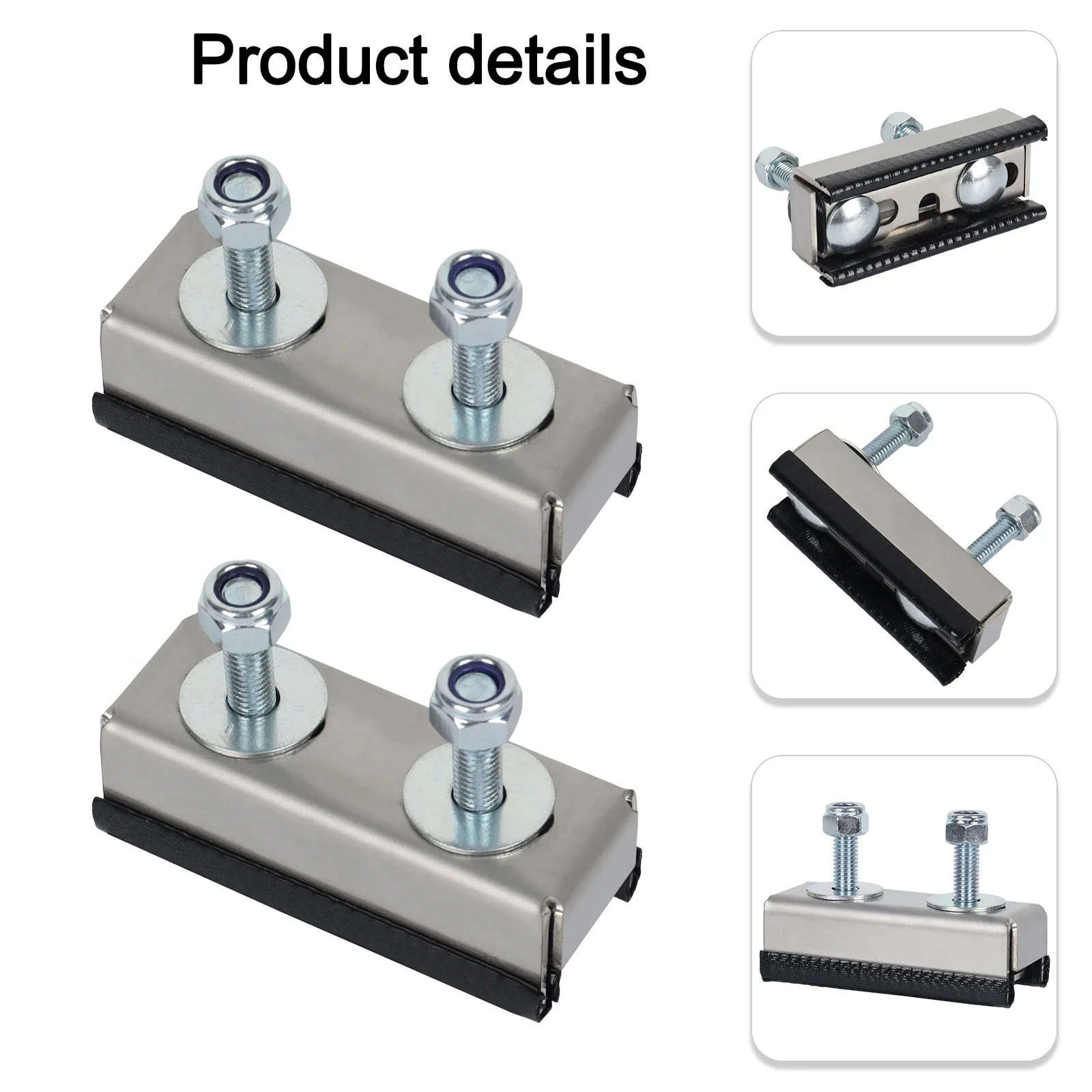 2 Pack Roof Rack Mount Kit for Fiat Ducato, Peugeot Boxer, Citroen Relay Vans - Solar Panel Accessories