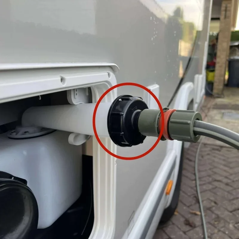 Motorhome Caravan Water Filler Cap with Hozelock Connector for Chausson Motorhomes, RV Replacement Part