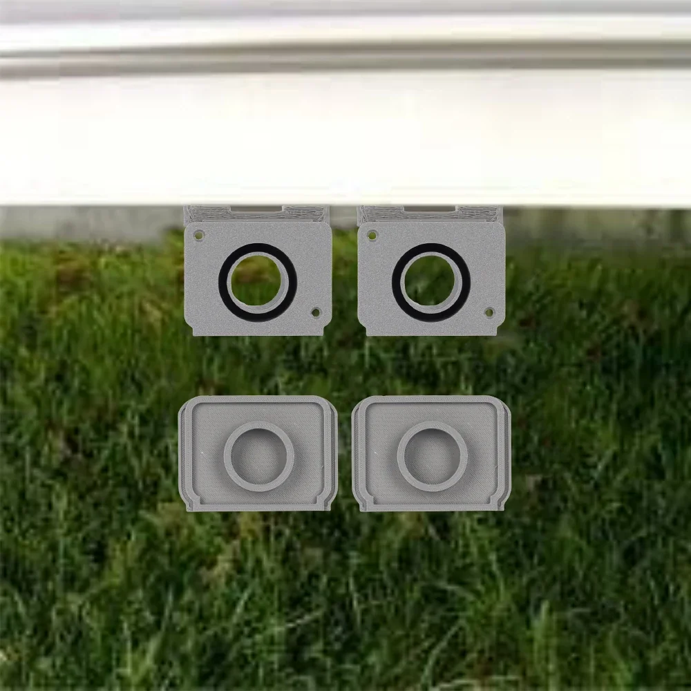 2Set Compatible with 28mm Convolute Hose 28mm Caravan Waste Water Outlet Socket for RV Accessories