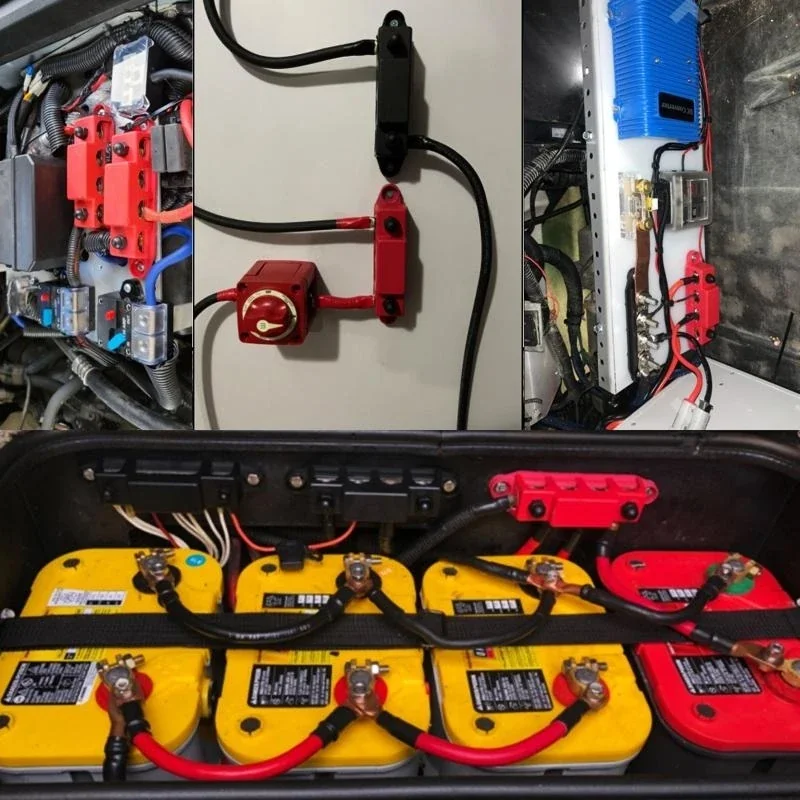 A2UC 48V Car Terminal Block Negative Bus Bar Power Distribution Block