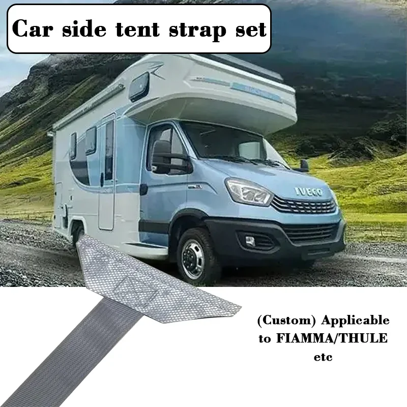 Caravan Awning Accessory Kit Fit for Fiamma, Thule, Isabella & Dorema Cassette Awnings - Universal Windproof Tie Down Straps (1 Set)