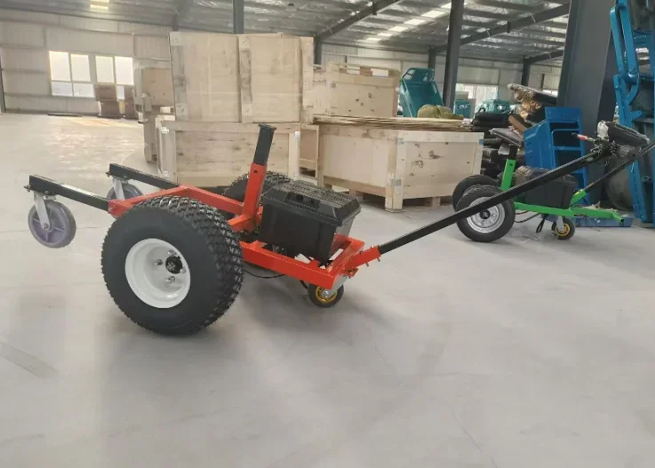 Electric Trailer Dolly - 5 All-Terrain Tires, 7000 lbs Capacity, Battery Powered Tow Dolly