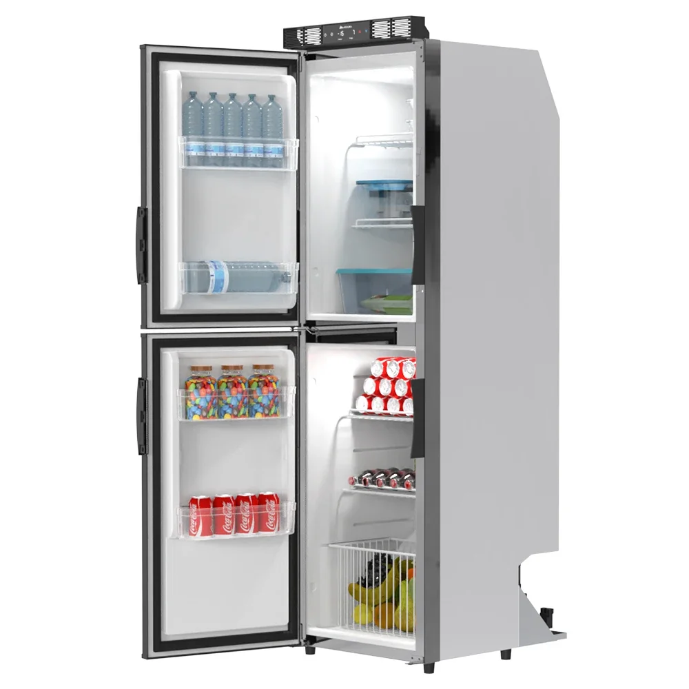 BAF60DC Small Size 12V 157L Recess Camper Van Refrigerator RV Electrical System for Diverse Layouts