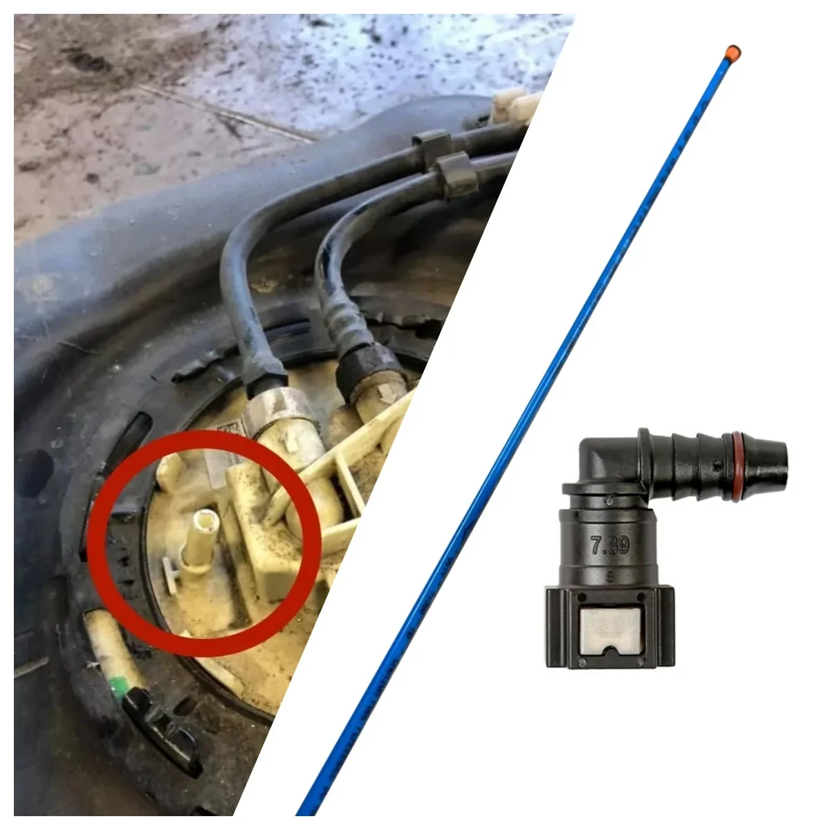 1Set Diesel Heater Fuel Pickup Pipe for Ford Transit MK8 Transit Custom Webasto Eberspcher Chinese Diesel Heater Accessories