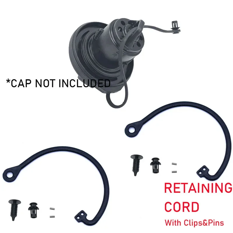 2Pcs Fuel Cap Cord Strap for Fiat 500 Punto Panda Stilo Ducato Doblo - Car Exterior Parts