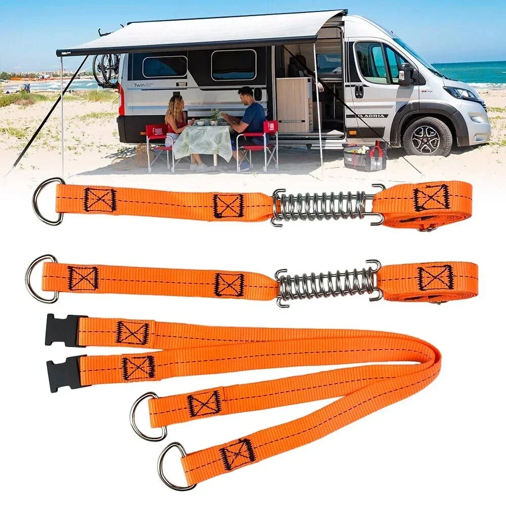 4Pcs/Set Dometic Storm Straps Tensioner Awning Tie Down Kit Motorhome Outdoor Camping Auto Accessories Let me know if you need help with any other product titles!