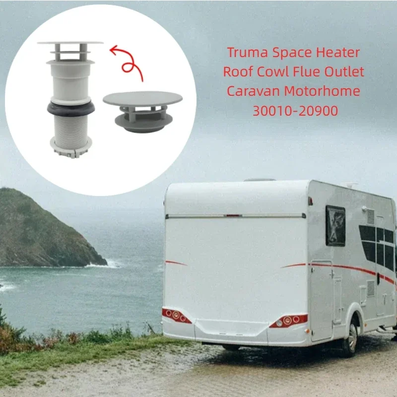 Truma Space Heater Roof Cowl Flue Outlet for Caravan, Motorhome, Camper (30010-20900) Accessories