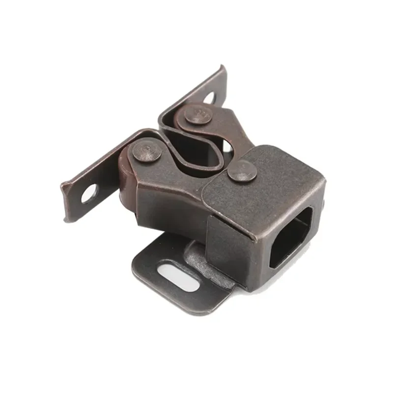 10Pcs Double Roller Catch Vintage Cupboard Cabinet Door Latch Locks for RV, Camper, Closet, Drawer Furniture Hardware Accessories