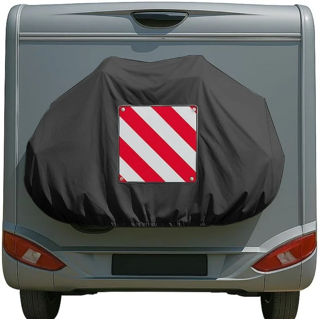 Caravan Rear Mount Bicycle Cover for 1 or 2 Bikes Camping Accessories for Caravans and Motorhomes