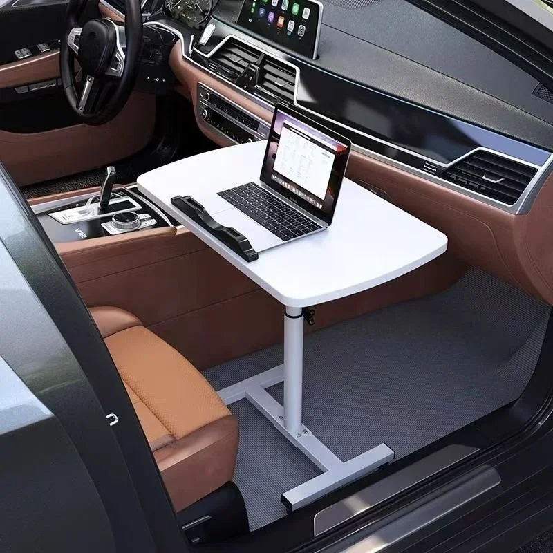 Foldable RV Car Mounted Table Board Front/Back Seat Portable Laptop Desk Travel Tray with Cup Holder for Study and Eating