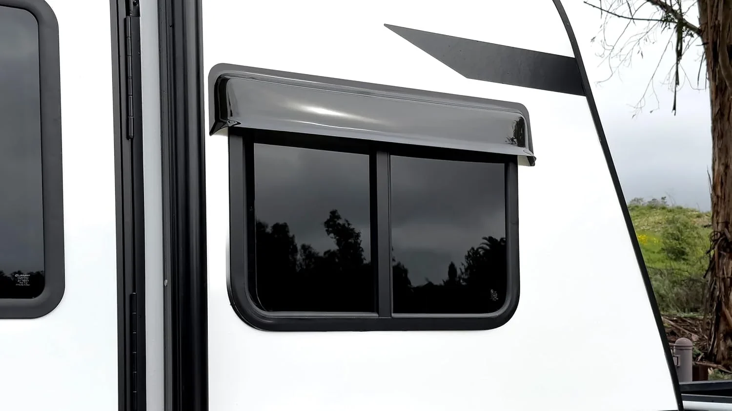 50cm Universal RV Window Rain Blade Rain Shield Sun Visor Easy Install RV Car Accessory