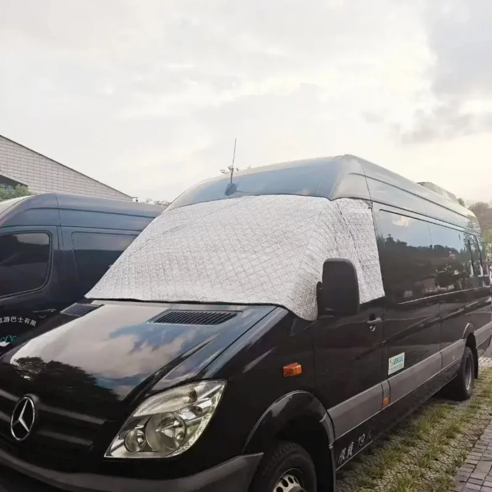 RV Windowshield Cover for Mercedes-Benz Sprinter 515 Sun Shade Cover Windscreen Snow & Frost Protection Motorhome Accessories