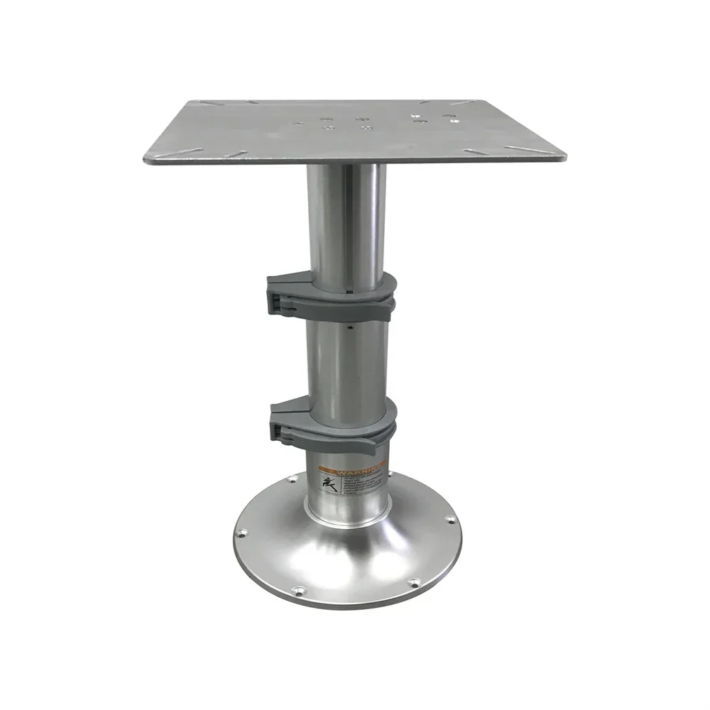 Aluminum Heavy Duty Gas Powered 3 Stage Table Pedestal 335-685mm Marine/Boat/RV