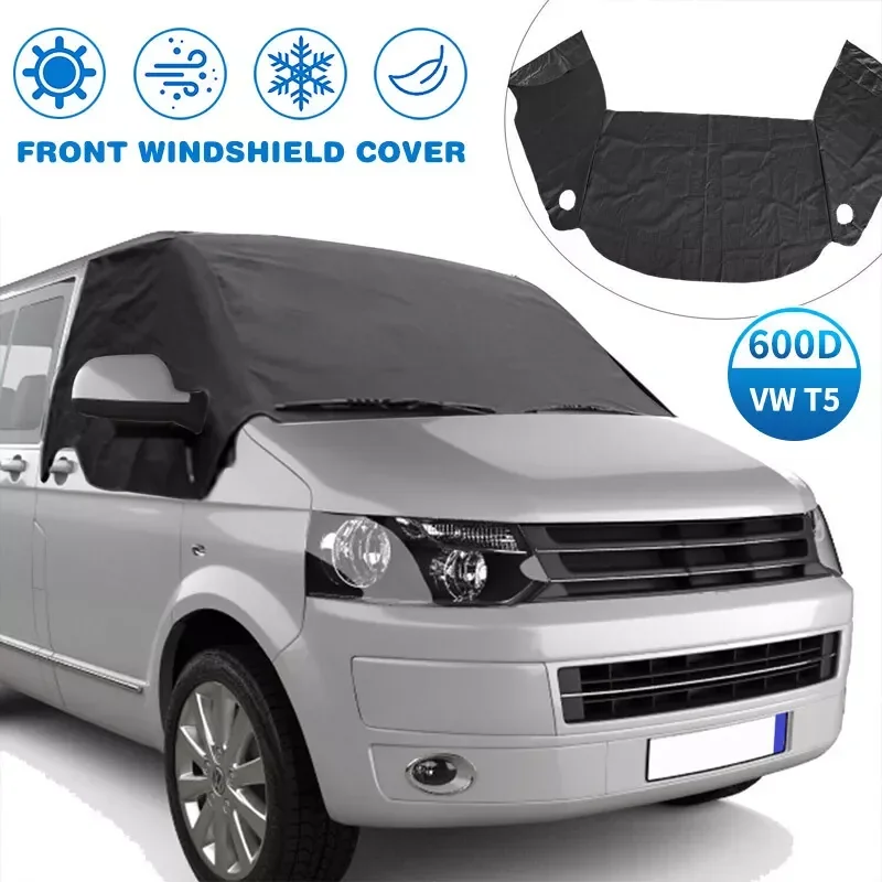 Thickened 600D Oxford Cloth RV Windshield Cover for VW T5 T6 Deluxe Sunshade Car Window Screen