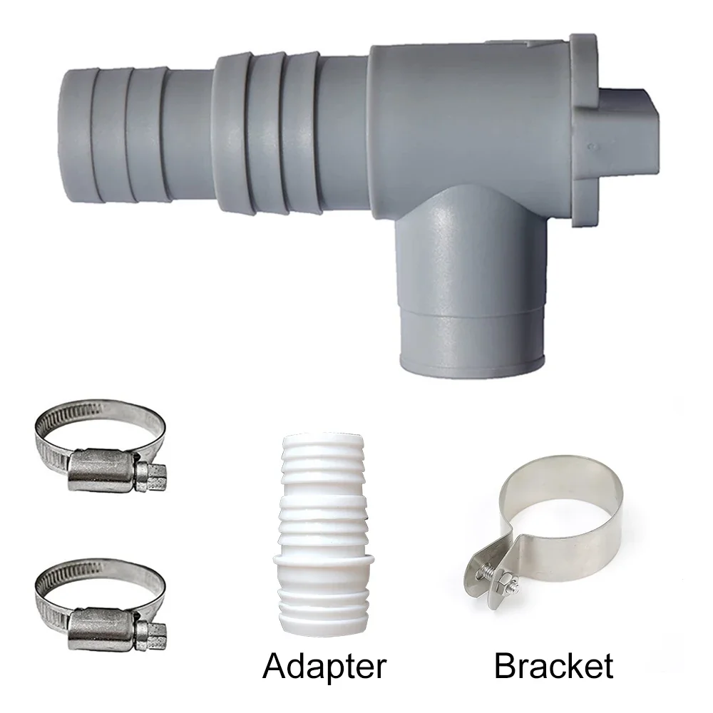 Motorhome Waste Grey Water Tank Drainage Drain Tap, 28mm & 32mm, Includes Mounting Bracket RV Accessory Sewage Tank Drain Valve