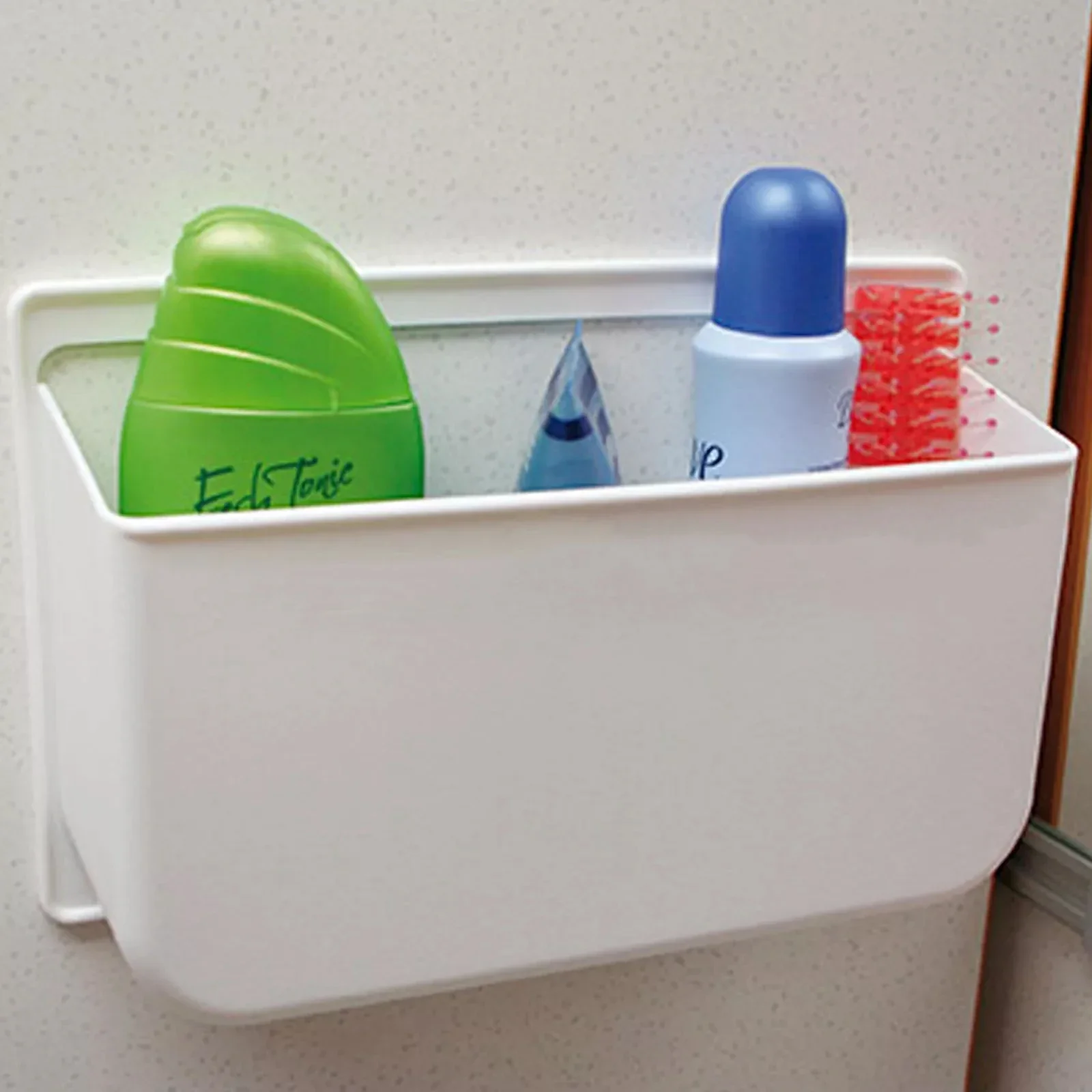 Wall Mounted Hanging Shelf White Cabinet Door Storage Organizer for RV, Motorhome, Caravan, Campervan