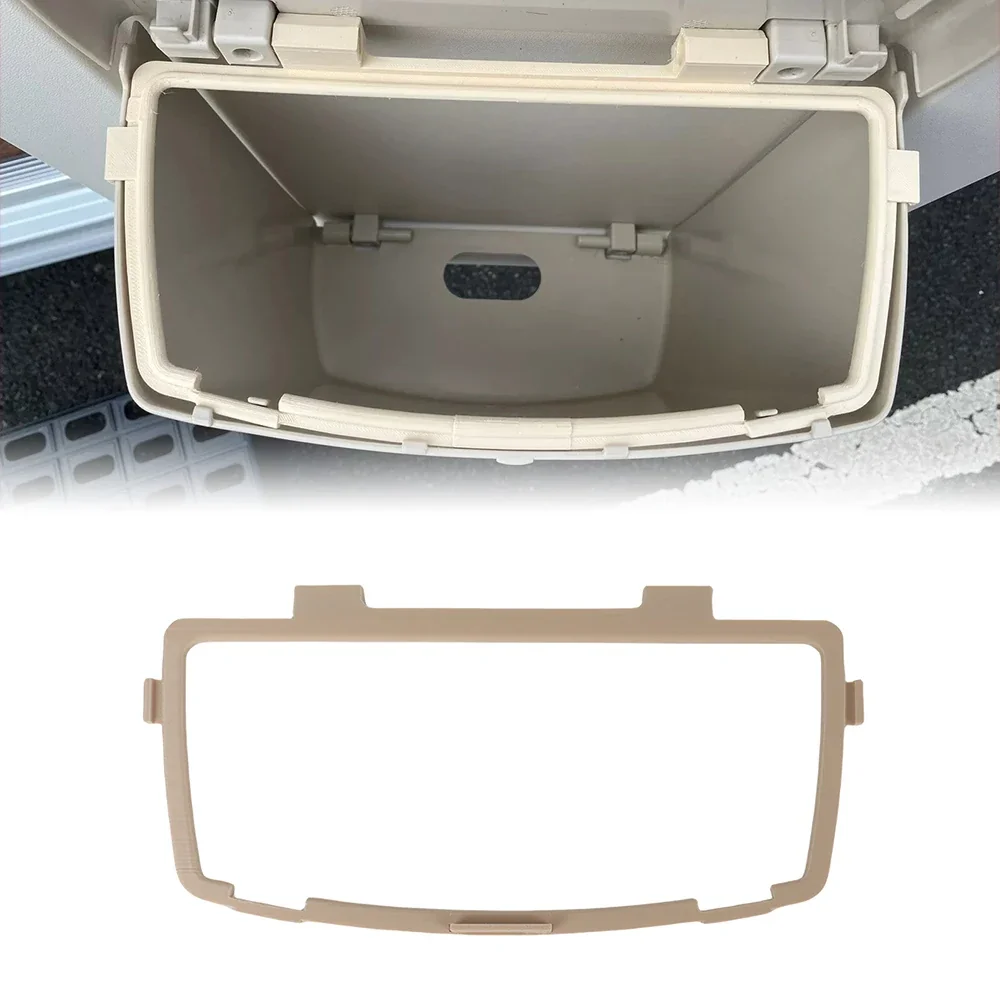 Plastic Caravan Trash Can Hartal Bracket, Beige/Grey, for LMC Hobby Dethleffs Motorhome & RV D-Ring 1Pc.