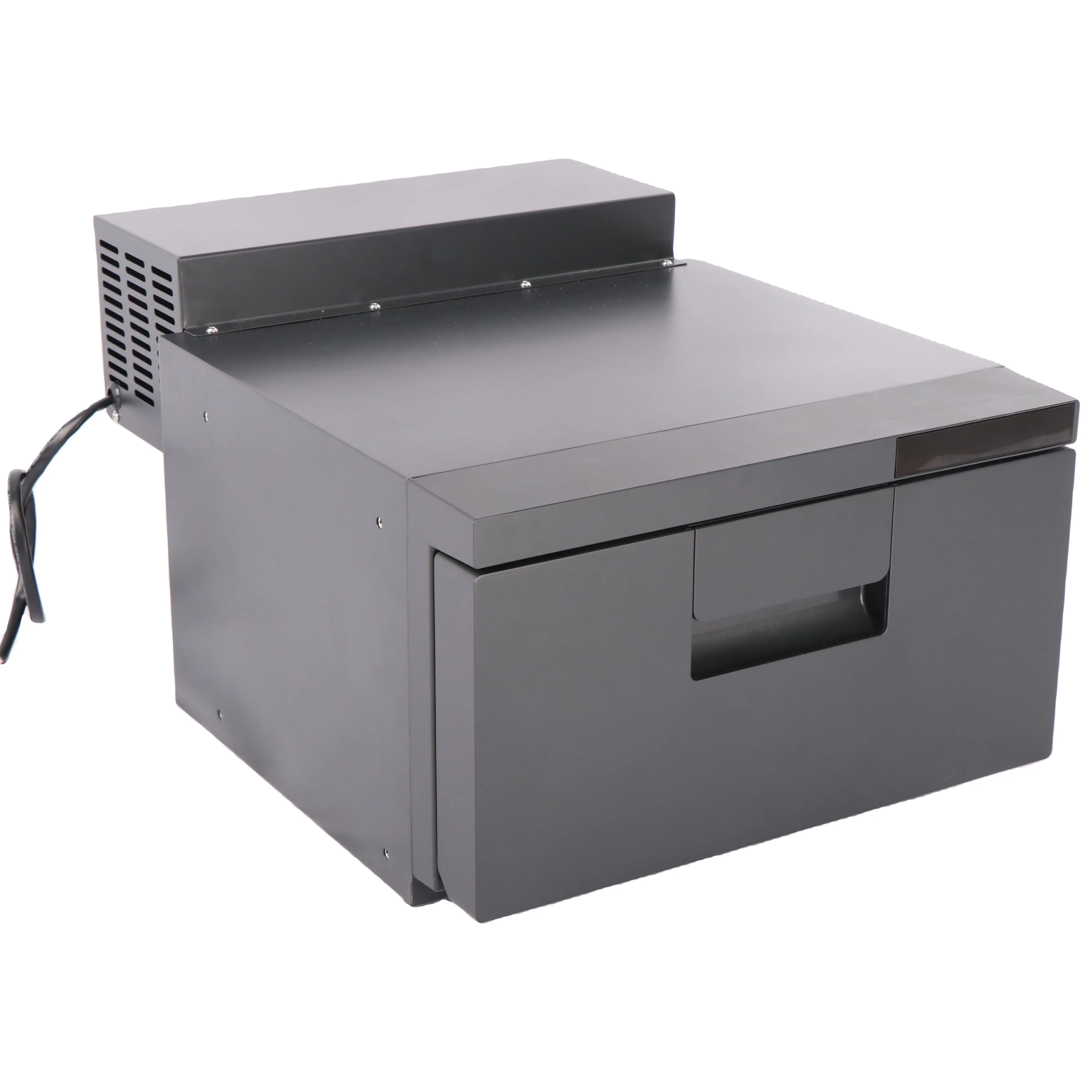 DC21DRG Custom Refrigeratoor Built-in 12V Fridge Drawers, 21L Truck Compressor Freezer with LED Display Panel Control