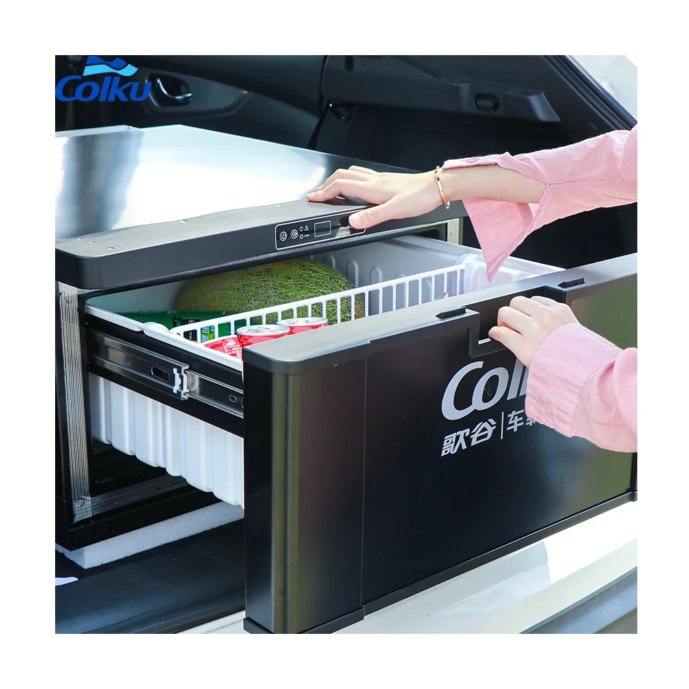 DC-40DR DC/AC Portable Drawer Fridge Freezer 40L Compact For Car, Boat, Van, Road Trip & Patio