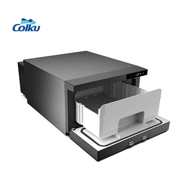 12V RV Refrigerator/Freezer 28L Drawer with Removable Compressor Built-in Car Fridge