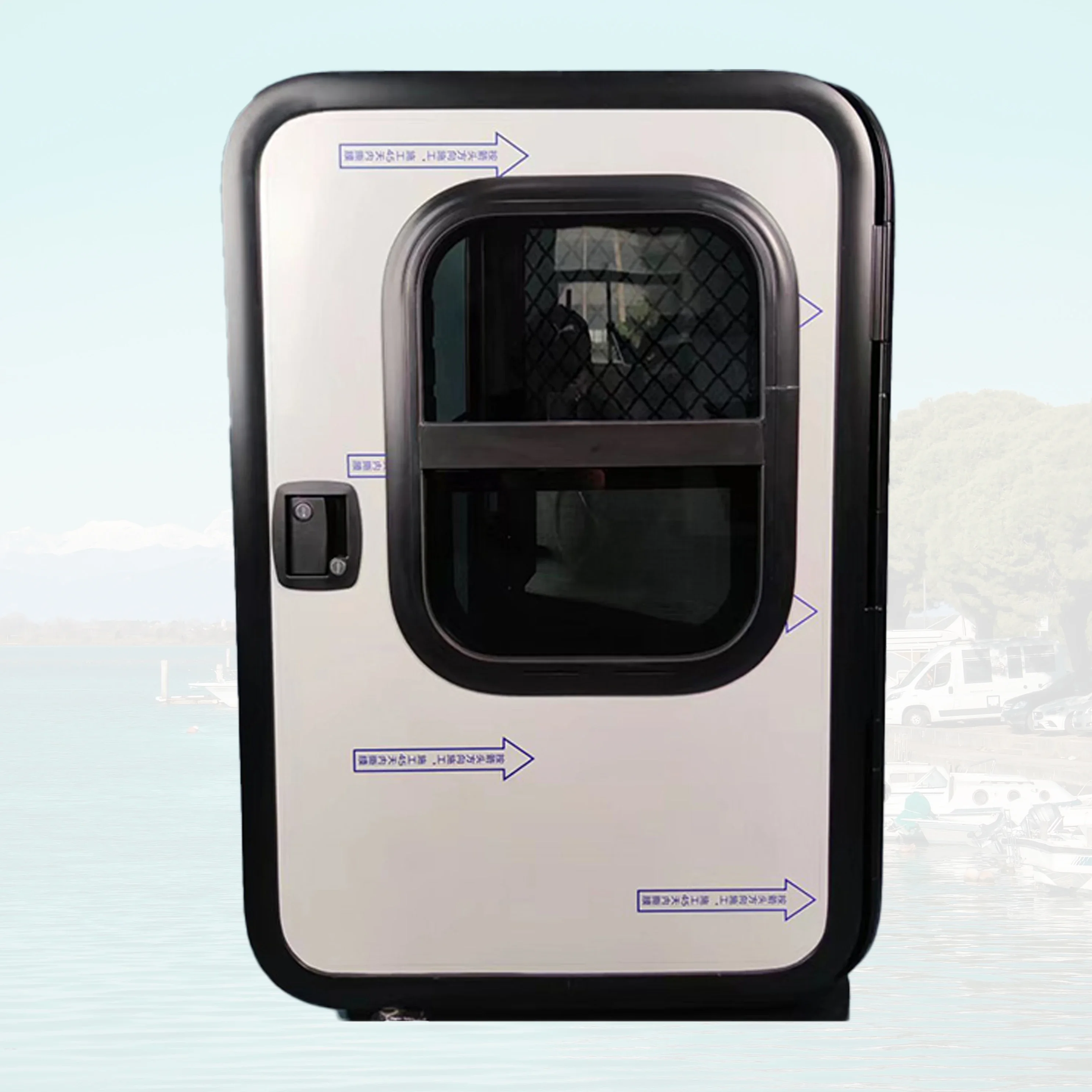 Wholesale Custom Aluminum Alloy Teardrop Camper Trailer Door - Various RV Compatible Models