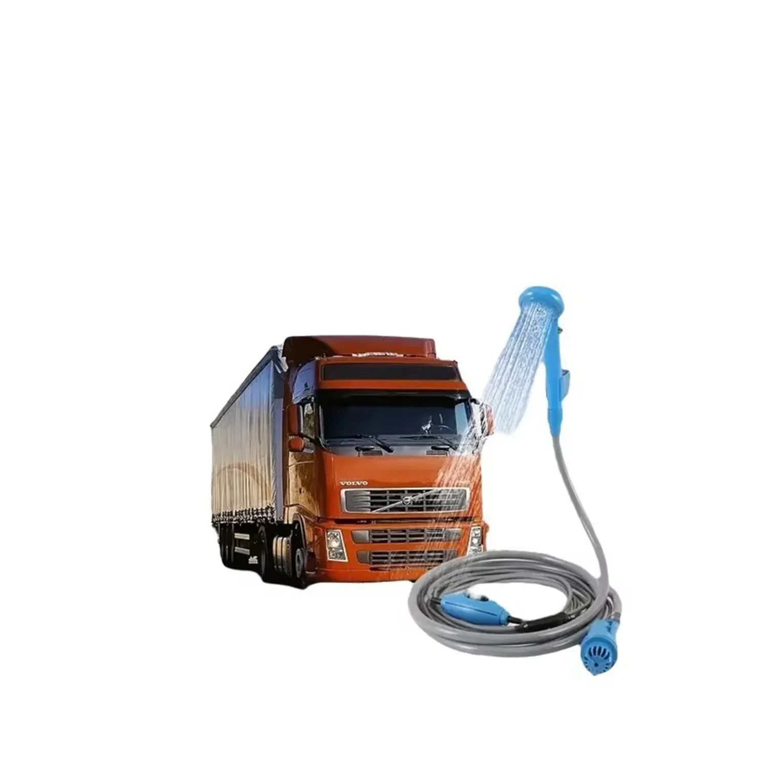 Portable Outdoor Shower Kit DC 12V Camping Showers with Water Pump - Travel, Car & Cleaning Tool
