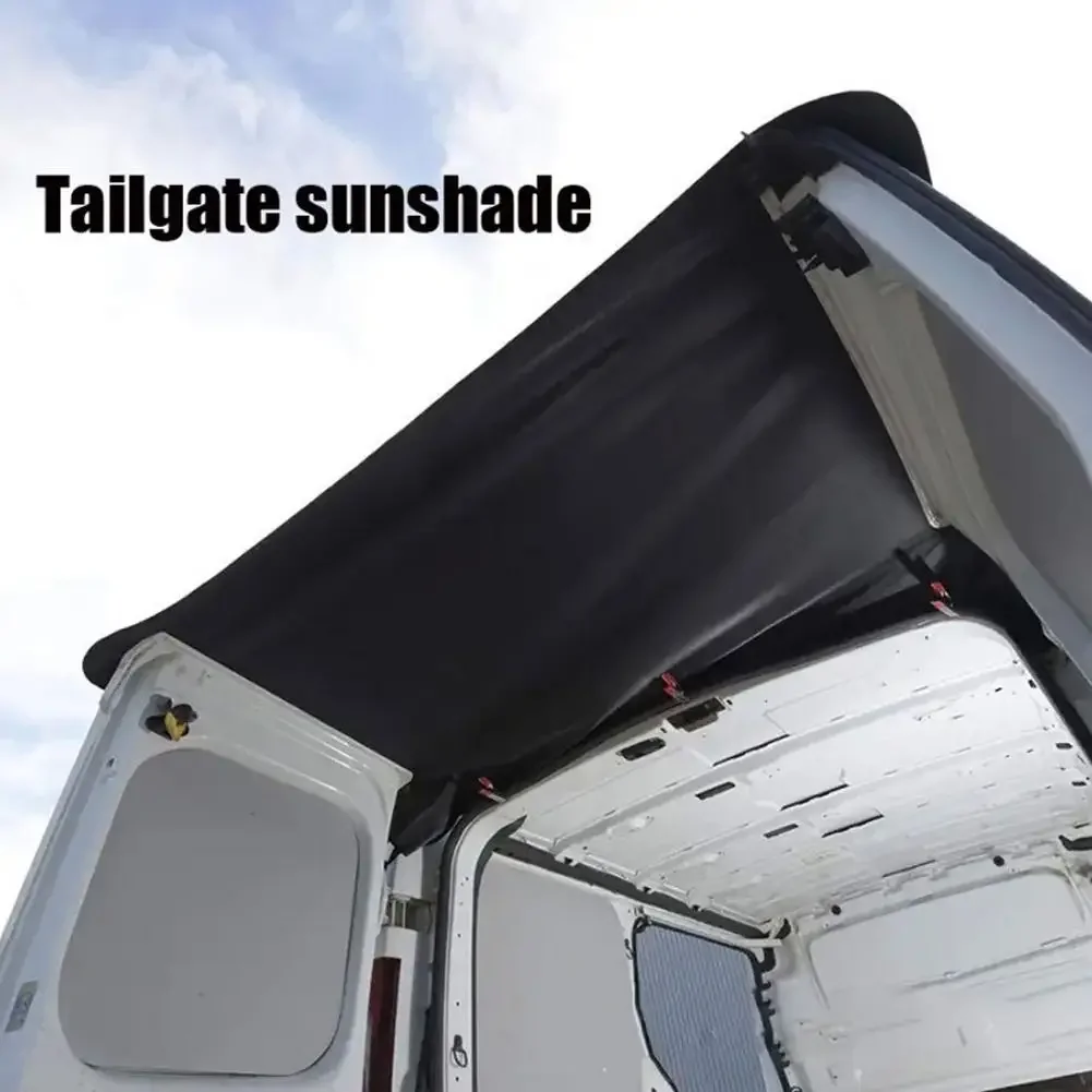 Waterproof RV Rear Barn Door Awning Cover Sun Trailer Awning UV Blocker Sunshade A7A6 176/180*114cm