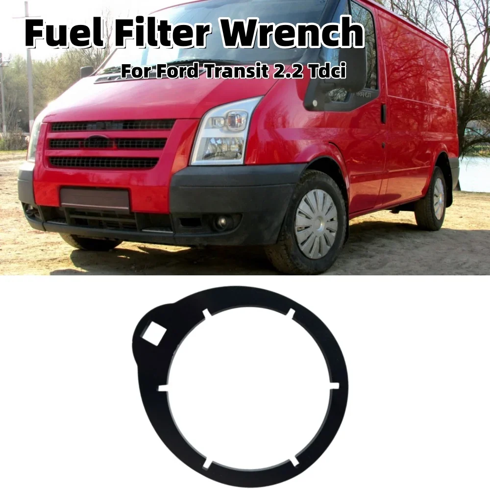 RV Wrench Fuel Filter Wrench Tool 3/8"D Hand-Held Disassembly Tool for Ford Transit Tdci 207114000100