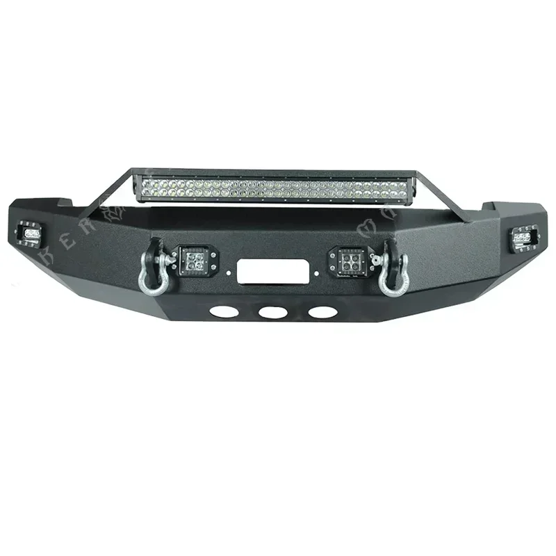 Offroad Accessories for Dodge Ram 1500 2013-2018 Bull Bar with LED Car Front Winch Bumper Guard Paraurti Auto