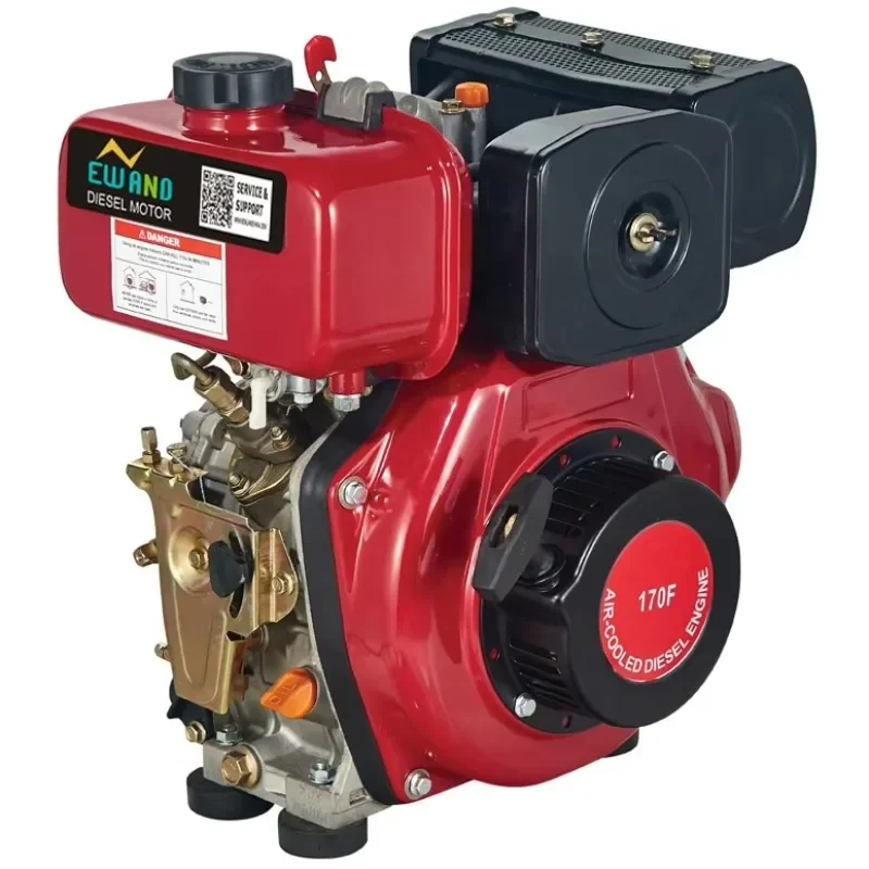 186Fa Air Cooled 4-Stroke Single Cylinder 10HP Diesel Engine