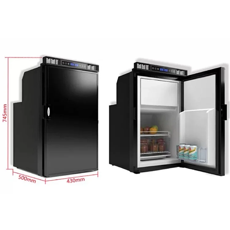 2025 Motorhome Part RV Appliances 12V DC 60W Slim Compressor Refrigerator, 58L Caravan Rv Fridge for Camper Van Let me know if you need help with any other product titles!