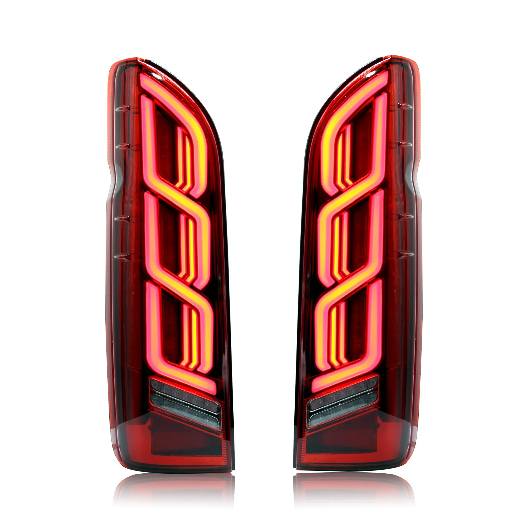 DK Motion Factory Car Tail Light Assembly for Toyota 200 Series HIACE (2005-2019) LED EMARK Parts Rear Lamp